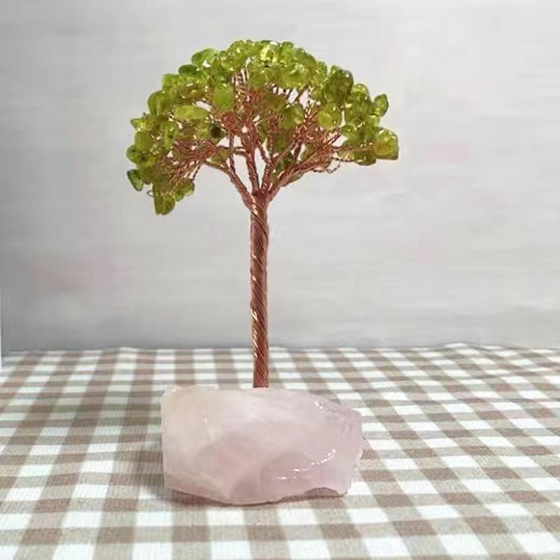 Natural Crystal Tree Energy Ornaments -【Crystal Wishing Tree】