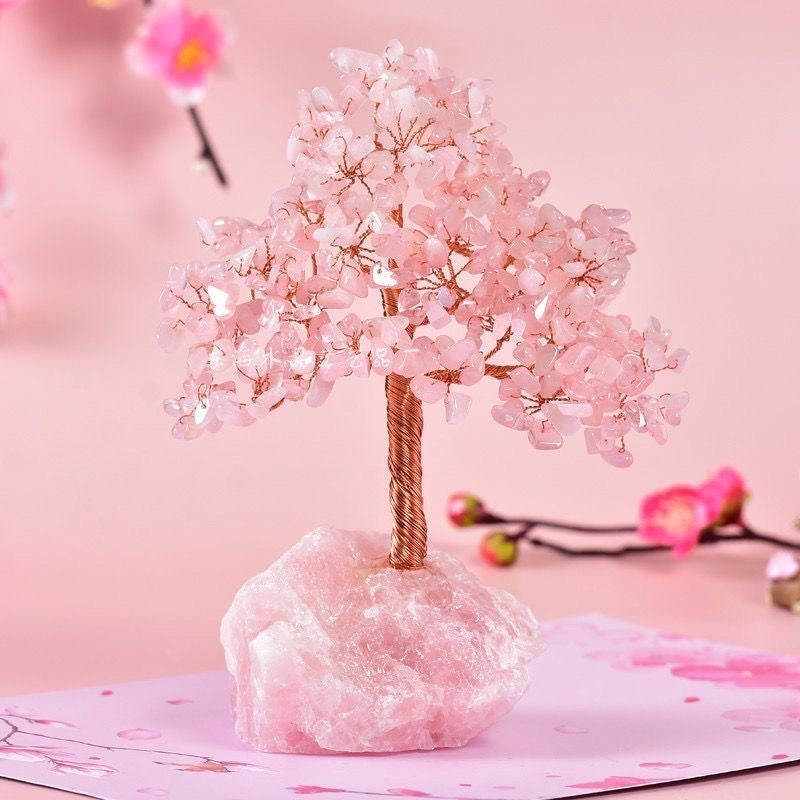 Natural Crystal Tree Energy Ornaments -【Crystal Wishing Tree】