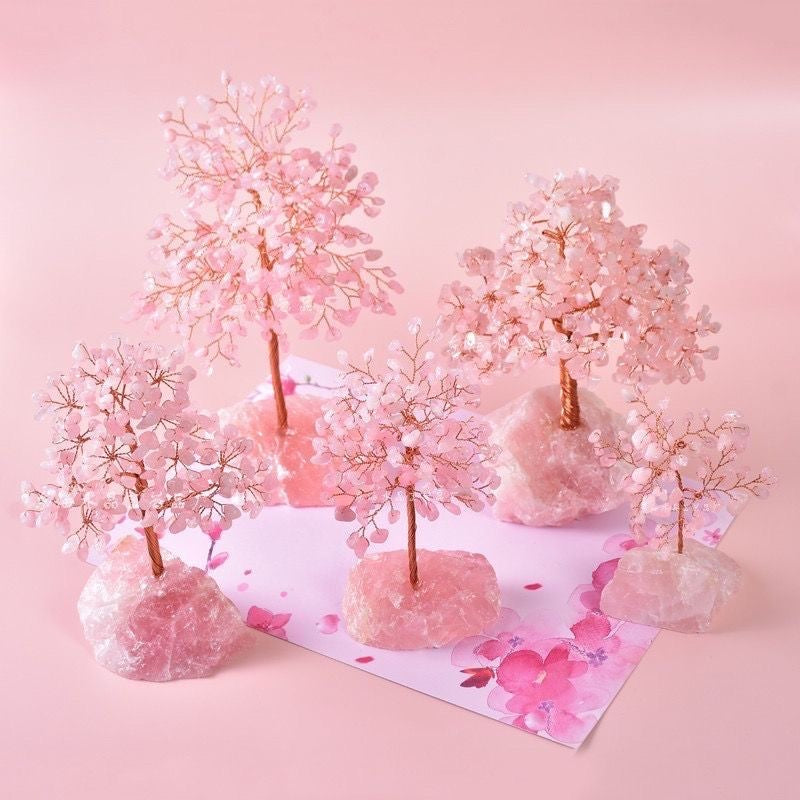 Natural Crystal Tree Energy Ornaments -【Crystal Wishing Tree】