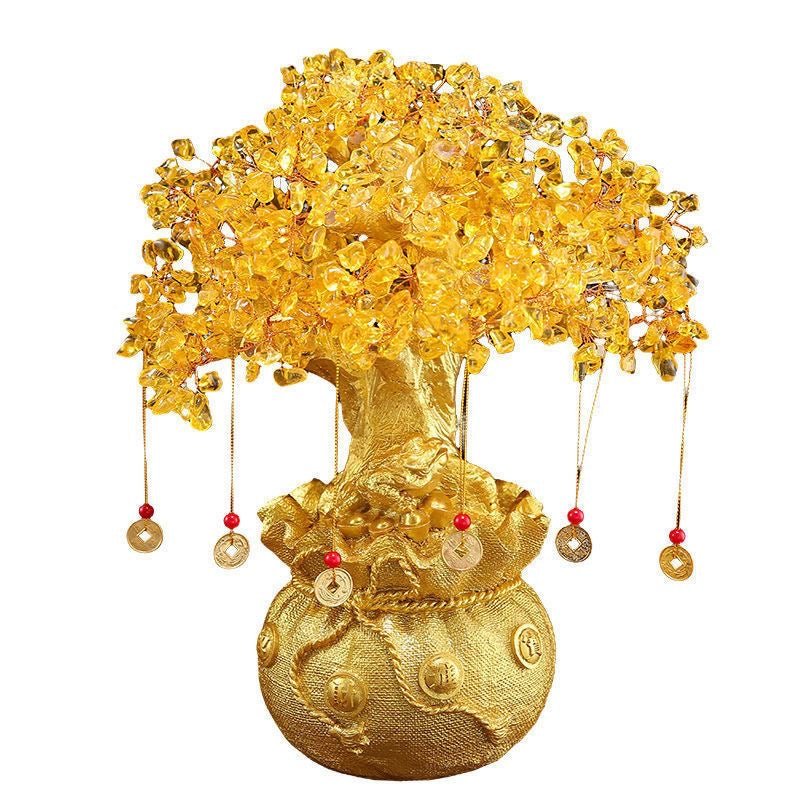 Crystal Fortune Tree Feng Shui Ornament -【Gather Wealth & Increase Fortune】