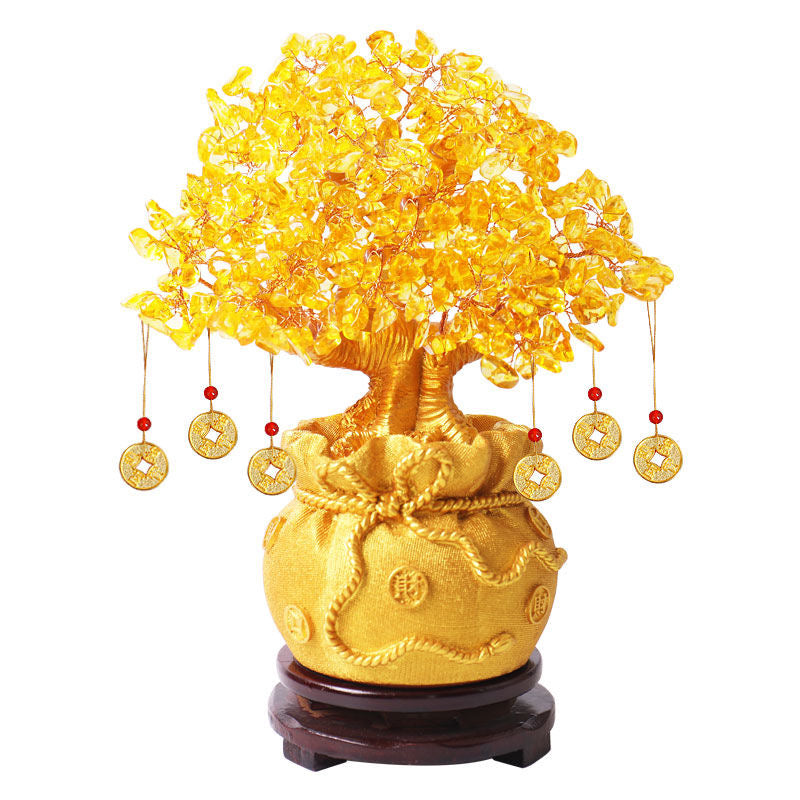 Crystal Fortune Tree Feng Shui Ornament -【Gather Wealth & Increase Fortune】