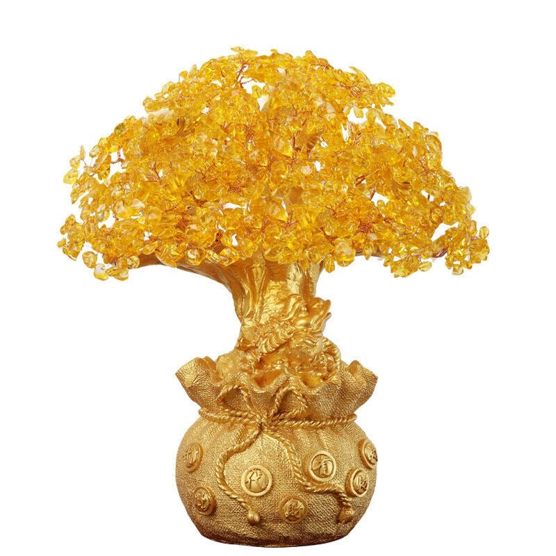 Crystal Fortune Tree Feng Shui Ornament -【Gather Wealth & Increase Fortune】