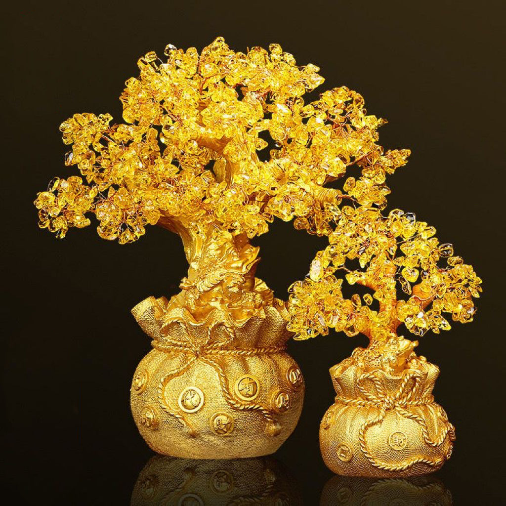 Crystal Fortune Tree Feng Shui Ornament -【Gather Wealth & Increase Fortune】