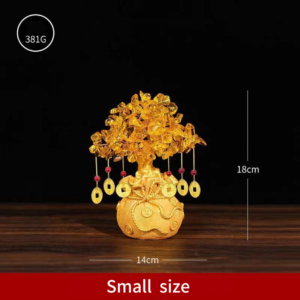 Crystal Fortune Tree Feng Shui Ornament -【Gather Wealth & Increase Fortune】