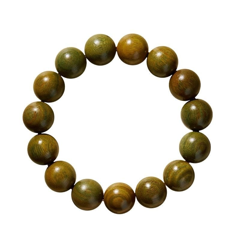 Natural Lignum Vitae Rosary Bracelet -【 Meditation Clear & Protect Health】