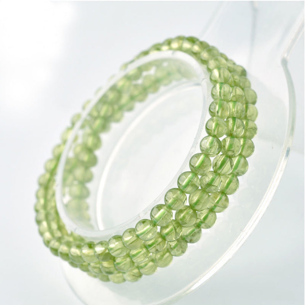 Energizing Peridot Crystal Bracelet -【Enhance Energy Aura & Relieves Anxiety】