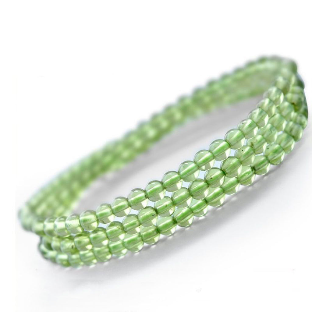 Energizing Peridot Crystal Bracelet -【Enhance Energy Aura & Relieves Anxiety】